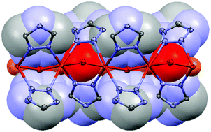 A Metal Organic Framework Made Of An Asymmetric 1 2 4 Triazole And Tetrazole Ligand Crystengcomm Rsc Publishing