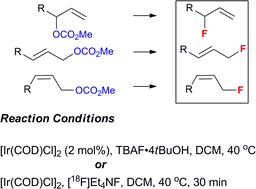 Regio And Stereoretentive Synthesis Of Branched Linear E And Z Allyl Fluorides From Allyl Carbonates Under Ir Catalysis Chemical Science Rsc Publishing