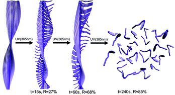 Photo-responsive cholesterol-substituted diacetylenic organogels ...