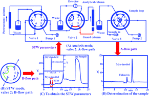 A flexible ion chromatography column-switching system with a switching