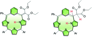 Unique prototropy of meso-alkylidenyl carbaporphyrinoid possessing one meso-exocyclic  double bond - Chemical Communications (RSC Publishing)