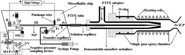 Interfacing monolith-based electrochromatography in microchips with ...