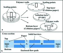 Laser direct-write for fabrication of three-dimensional paper-based ...