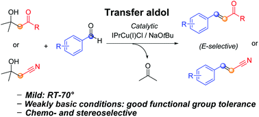 Copper Catalyzed Retro Aldol Reaction Of B Hydroxy Ketones Or Nitriles With Aldehydes Chemo And Stereoselective Access To E Enones And E Acrylonitriles Organic Biomolecular Chemistry Rsc Publishing