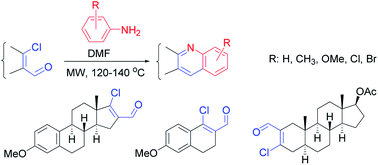 Microwave Assisted One Pot Synthesis Of Steroid Quinoline Hybrids And An Evaluation Of Their Antiproliferative Activities On Gynecological Cancer Cell Lines Rsc Advances Rsc Publishing