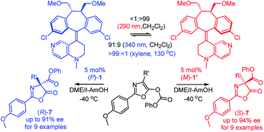 Enantiodivergent Steglich Rearrangement Of O Carboxylazlactones Catalyzed By A Chirality Switchable Helicene Containing A 4 Aminopyridine Unit Chemical Science Rsc Publishing
