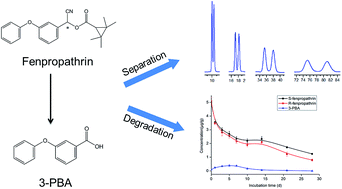 Chiral pyrethroid insecticide fenpropathrin and its metabolite:  enantiomeric separation and pharmacokinetic degradation in soils by  reverse-phase high-performance liquid chromatography - Analytical Methods  (RSC Publishing)