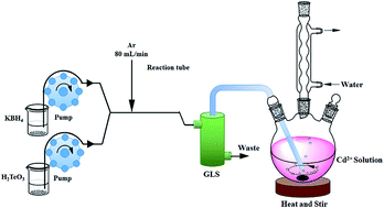 Aqueous synthesis of CdTe quantum dots by hydride generation for visual ...