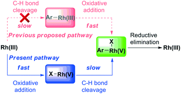 C H Bond Cleavage Occurring On A Rh V Intermediate A Theoretical Study Of Rh Catalyzed Arene Azidation Catalysis Science Technology Rsc Publishing