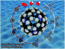 Self-assembled nitrogen-doped fullerenes and their catalysis for fuel ...