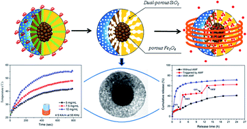 Multifunctional triple-porous Fe3O4@SiO2 superparamagnetic microspheres ...