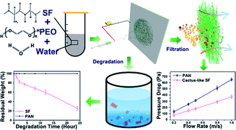 A silk fibroin based green nano-filter for air filtration - RSC Advances  (RSC Publishing)
