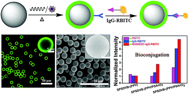 Layer By Layer Fabrication Of Fluorescent Microspheres Using Micelles As A Spacer Simultaneously Realizing Fluorescence Enhancement And Introduction Of Bioconjugation Sites Journal Of Materials Chemistry B Rsc Publishing