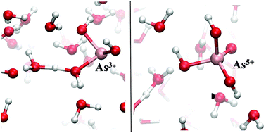 Stability of hydrolytic arsenic species in aqueous solutions As3