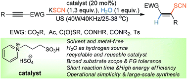 Ultrasound Promoted Brønsted Acid Ionic Liquid Catalyzed