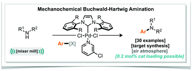 Robust Buchwald Hartwig Amination Enabled By Ball Milling Organic Biomolecular Chemistry Rsc Publishing