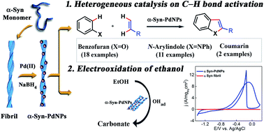 Fabrication Of An Amyloid Fibril Palladium Nanocomposite A Sustainable Catalyst For C H Activation And The Electrooxidation Of Ethanol Journal Of Materials Chemistry A Rsc Publishing