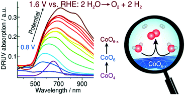 Operando Diffuse Reflectance Uv Vis Spectroelectrochemistry For Investigating Oxygen Evolution Electrocatalysts Catalysis Science Technology Rsc Publishing