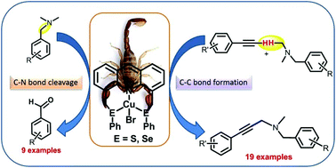 Oxidative C C Bond Formation And C N Bond Cleavage Catalyzed By Complexes Of Copper I With Acridine Based E N E Pincers E S Se Recyclable As A Catalyst Dalton Transactions Rsc Publishing