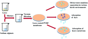 Facile Preparation Of Loess Coated Membranes For Multifunctional Surfactant Stabilized Oil In Water Emulsion Separation Green Chemistry Rsc Publishing