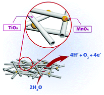 Photoelectrochemistry of manganese oxide/mixed phase titanium oxide ...