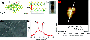 Niobium Disulfide As A New Saturable Absorber For An Ultrafast Fiber Laser Nanoscale Rsc Publishing