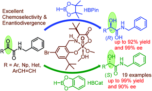 Enantiodivergent Reduction Of A Keto Amides Catalyzed By High Valent Chiral Oxido Vanadium V Complexes Organic Chemistry Frontiers Rsc Publishing