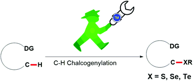 Chelation Assisted Transition Metal Catalysed C H Chalcogenylations Organic Chemistry Frontiers Rsc Publishing