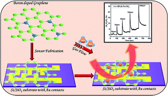 Boron Doped Few Layer Graphene Nanosheet Gas Sensor For