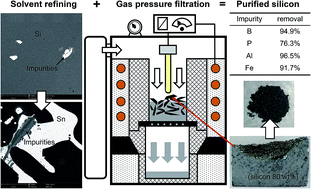Purification of metallurgical-grade silicon combining Sn–Si solvent ...