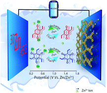 Zinc Ion Interactions In A Two Dimensional Covalent Organic Framework Based Aqueous Zinc Ion Battery Chemical Science Rsc Publishing