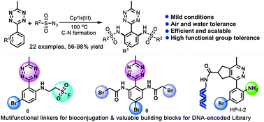 Iridium Catalyzed C H Amidation Of S Tetrazines Chemical Communications Rsc Publishing