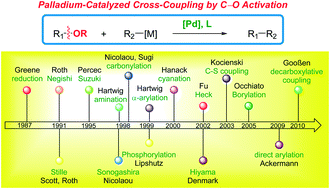 Palladium Catalyzed Cross Couplings By C O Bond Activation Catalysis Science Technology Rsc Publishing