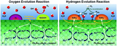 Understanding Synergistic Metal Oxide Interactions Of In Situ Exsolved Metal Nanoparticles On A Pyrochlore Oxide Support For Enhanced Water Splitting Energy Environmental Science Rsc Publishing