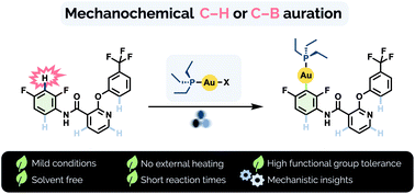 Mechanochemical Synthesis Of Hetero Aryl Au I Complexes Green Chemistry Rsc Publishing