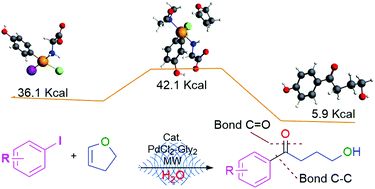 Preparation Of Aromatic G Hydroxyketones By Means Of Heck Coupling Of Aryl Halides And 2 3 Dihydrofuran Catalyzed By A Palladium Ii Glycine Complex Under Microwave Irradiation New Journal Of Chemistry Rsc Publishing