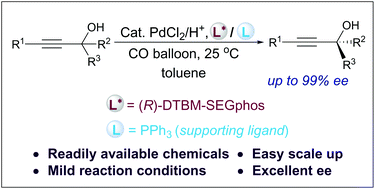Chiral Tertiary Propargylic Alcohols Via Pd Catalyzed Carboxylative Kinetic Resolution Organic Chemistry Frontiers Rsc Publishing