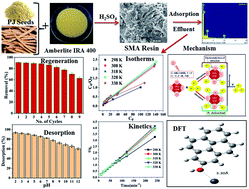 An Amberlite Ira 400 Cl Ion Exchange Resin Modified With Prosopis Juliflora Seeds As An Efficient Pb2 Adsorbent Adsorption Kinetics Thermodynamics And Computational Modeling Studies By Density Functional Theory Rsc Advances Rsc Publishing