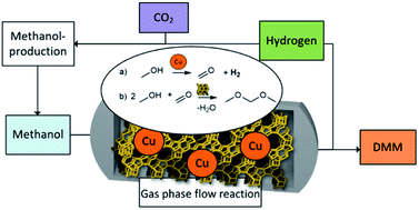 Hydrogen Efficient Non Oxidative Transformation Of Methanol Into Dimethoxymethane Over A Tailored Bifunctional Cu Catalyst Sustainable Energy Fuels Rsc Publishing