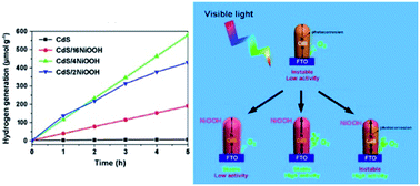 Efficient And Stable Charge Transfer Channels For Photocatalytic Water Splitting Activity Of Cds Without Sacrificial Agents Journal Of Materials Chemistry A Rsc Publishing