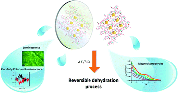 Influence Of Thermally Induced Structural Transformations On The Magnetic And Luminescence Properties Of Tartrate Based Chiral Lanthanide Organic Frameworks Journal Of Materials Chemistry C Rsc Publishing