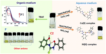 Colorimetric detection of fluoride ions in aqueous medium using ...