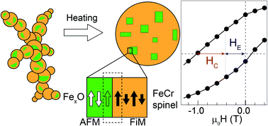 Large Exchange Bias In Cr Substituted Fe3o4 Nanoparticles With Feo Subdomains Nanoscale Rsc Publishing