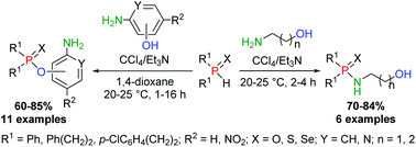 Oxidative Cross Coupling Of Secondary Phosphine Chalcogenides With Amino Alcohols And Aminophenols Aspects Of The Reaction Chemoselectivity Organic Biomolecular Chemistry Rsc Publishing