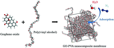 Molecular simulation of enhanced separation of humid air components ...