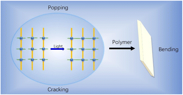 Plastic bending in a semiconducting coordination polymer crystal