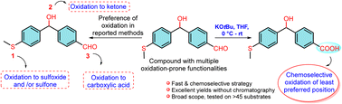 Chemoselective oxidation of aromatic aldehydes to carboxylic acids ...