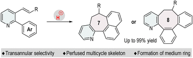 Pyridine-oriented transannular C–H functionalization of arenes ...