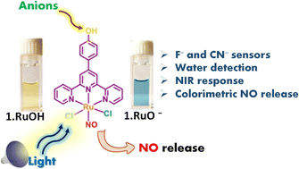 A synergetic effect of light and anion: near-infrared colorimetric ...