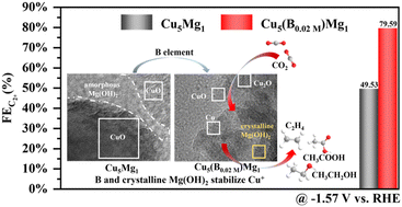 Steady Cu+ species via magnesium and boron co-modification for enhanced ...